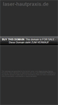 Mobile Screenshot of laser-hautpraxis.de